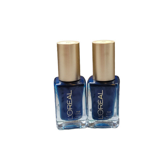L'OREAL PARIS Color Nail Polish 0.39 fl oz-227 NAVY KNIT - Picture 3 of 4